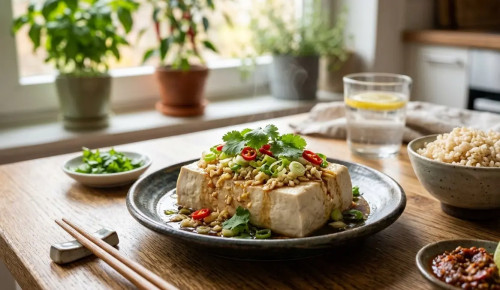 Tahu Kukus dengan Bumbu Ringan untuk Hidangan Sehari-hari cover